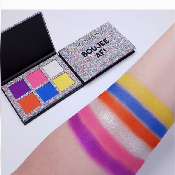 Makeup Revolution Power 8 Ppans Rue Shadow Palette Boujee AF!‎ - Picture 3 of 6